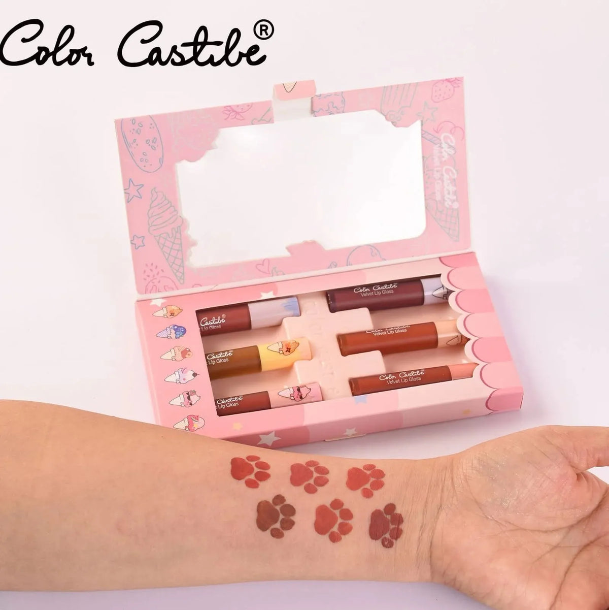 Color Castle Velvet Lip Gloss Pack of 6 - Buy Online in Pakistan at Cosmia.pk