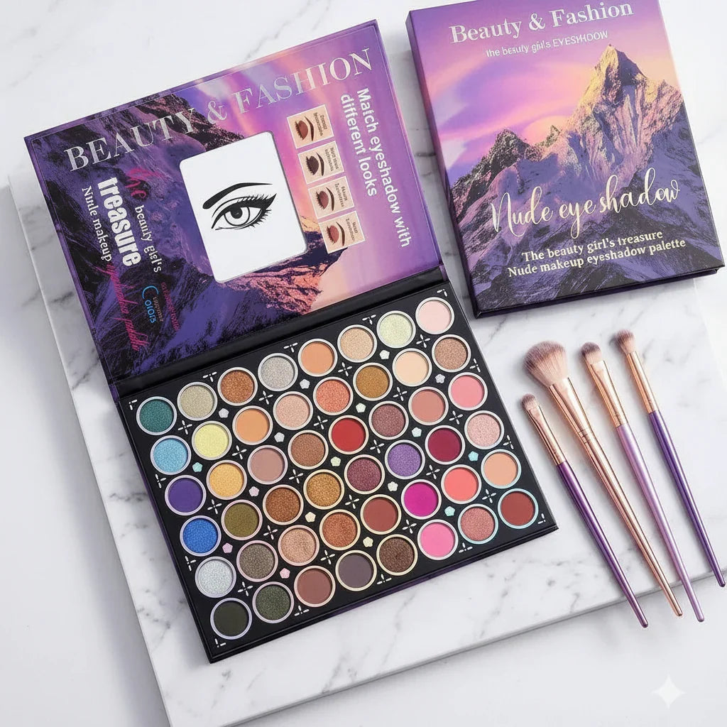 Beauty & Fashion Nude Eyeshadow Palette – 48 Colors - Buy Online in Pakistan at Cosmia.pk