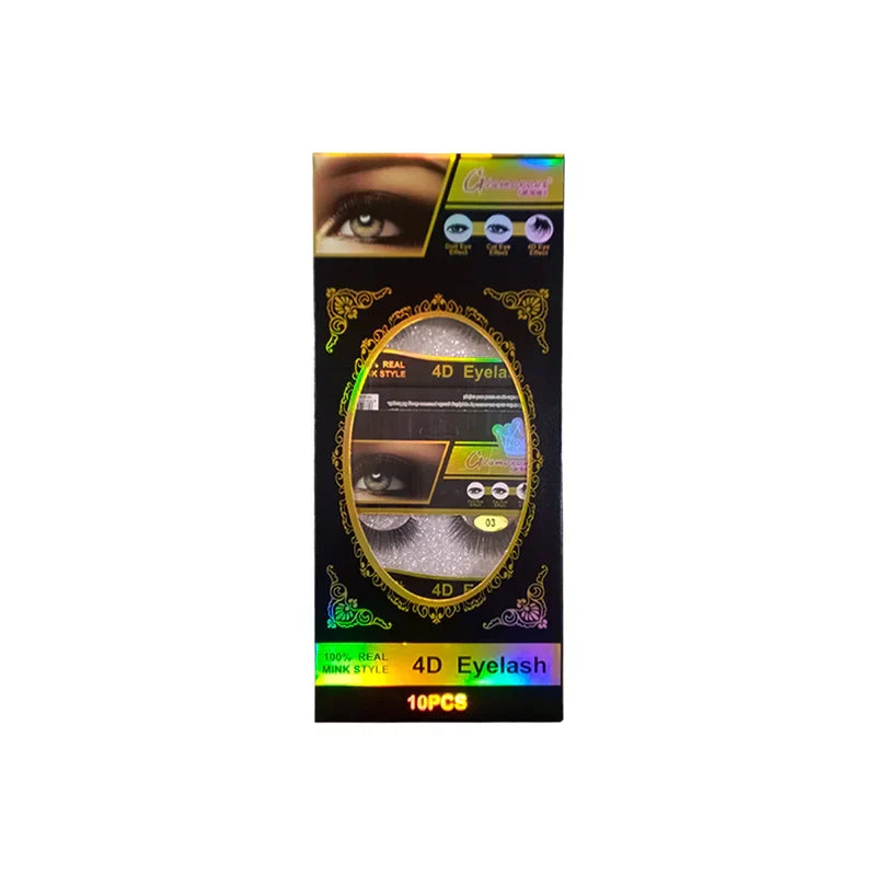 Glamorous Face 4D Mink Hair Eyelashes 10 Pieces GF 8063 - Buy Online in Pakistan at Cosmia.pk