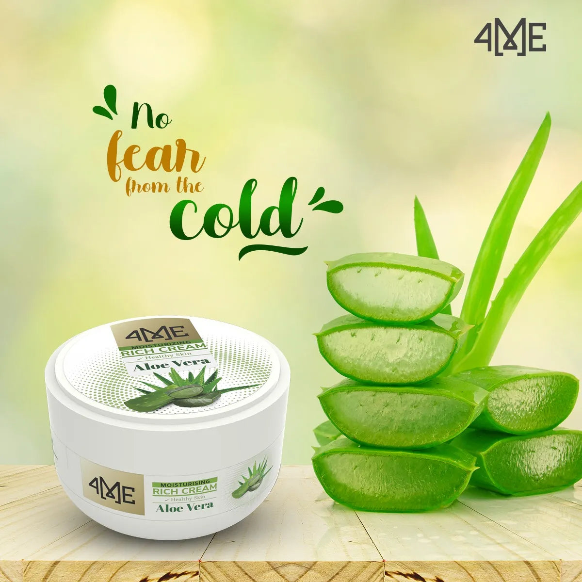 4ME Rich Moisturizing Cream Aloe Vera 200ml - Buy Online in Pakistan at Cosmia.pk