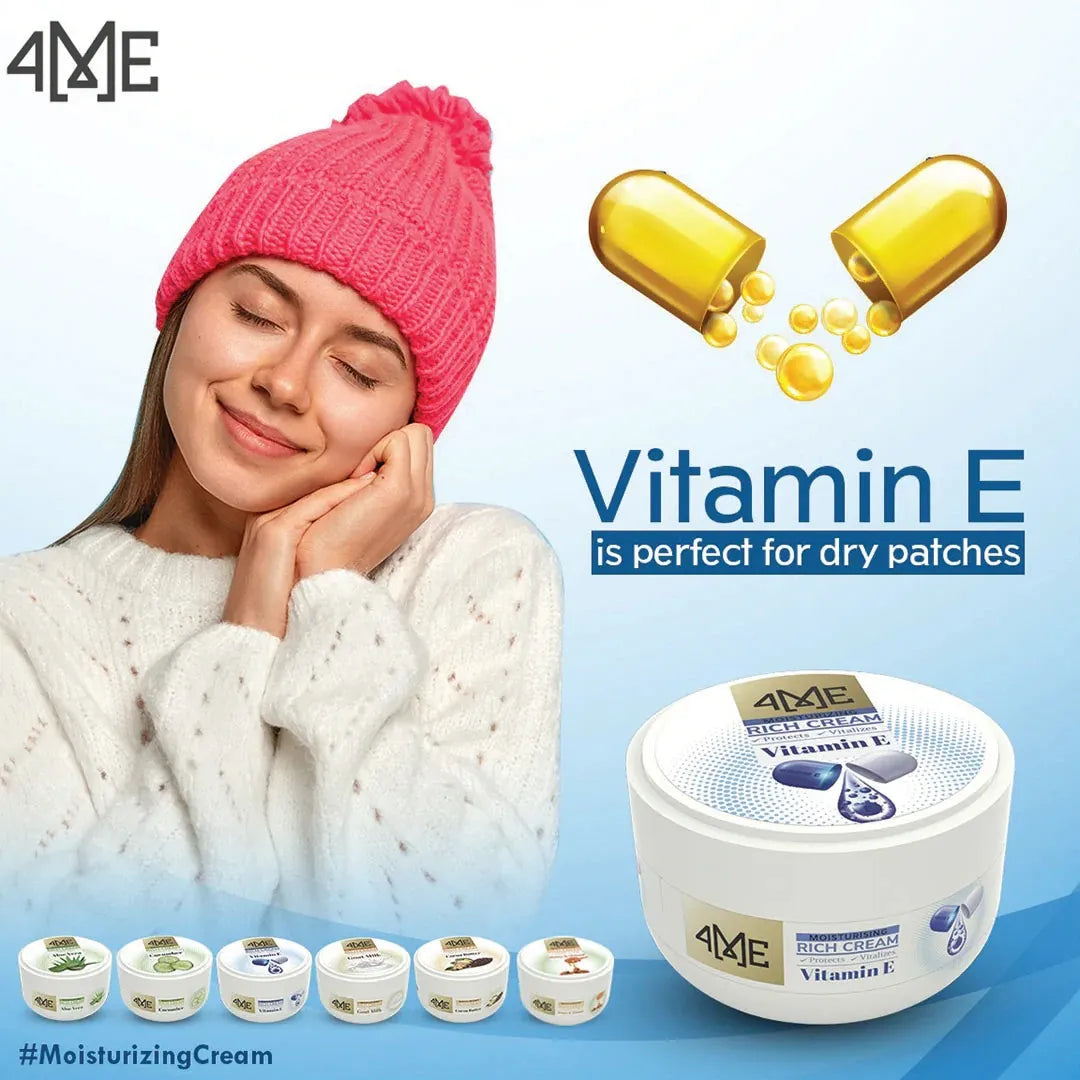 4ME Rich Moisturizing Cream Vitamin E 200ml - Buy Online in Pakistan at Cosmia.pk