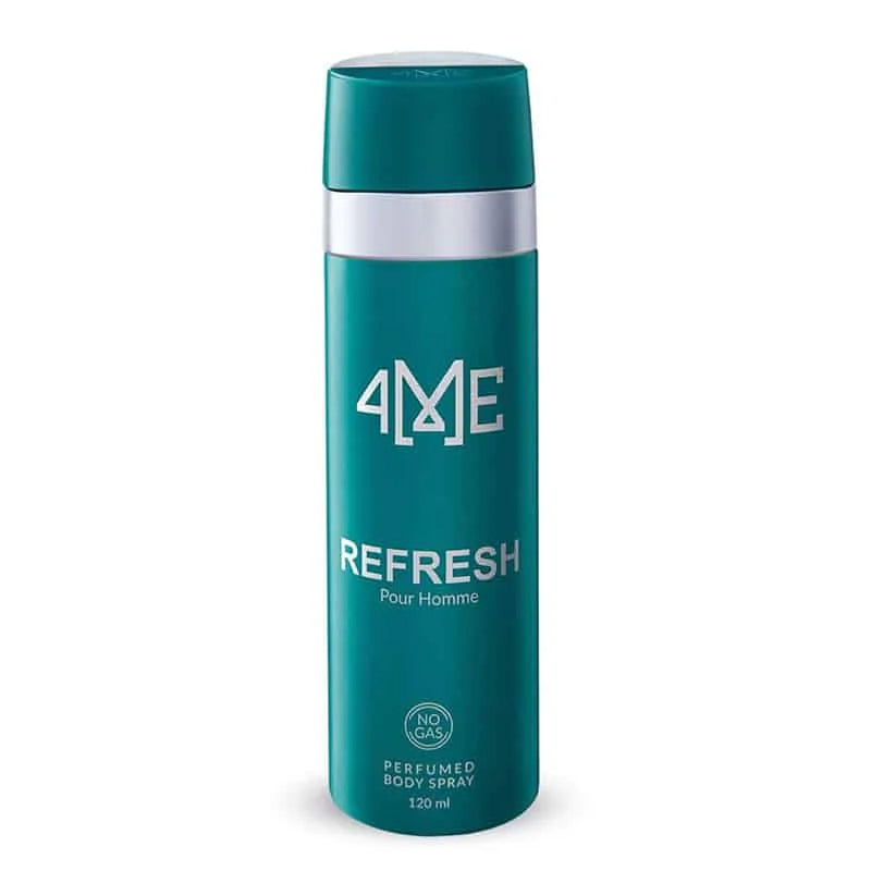 4Me Refresh Men Perfumed Body Spray 120ML - Buy Online in Pakistan at Cosmia.pk