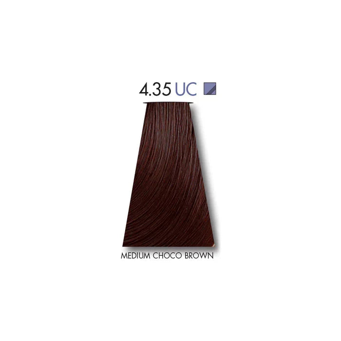 Keune Ultimate Cover Medium Choco Brown 4.35 with Keune Developer 20 Volume - 60 ml - Buy Online in Pakistan at Cosmia.pk