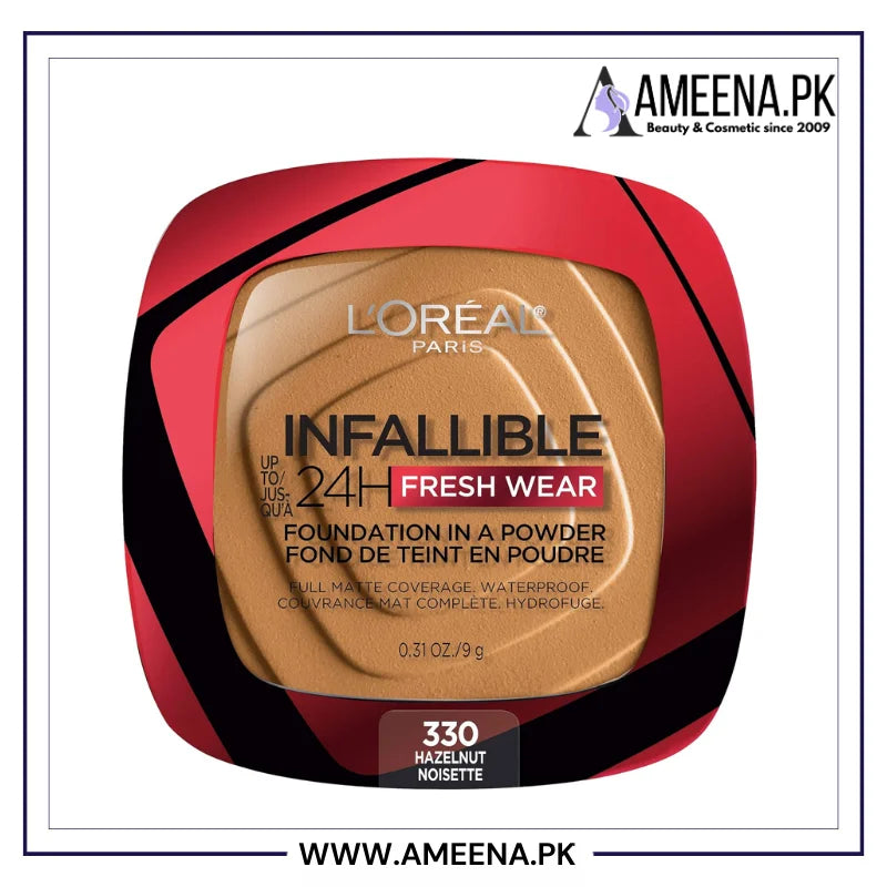 L'Oreal Paris Makeup Infallible Fresh Wear Foundation in a Powder - Buy Online in Pakistan at Cosmia.pk