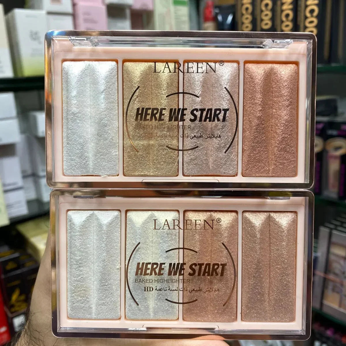 4 Colors Lareen Highlighter Palette - Buy Online in Pakistan at Cosmia.pk