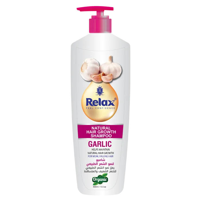 Relax Garlic Shampoo - 400ml - Buy Online in Pakistan at Cosmia.pk