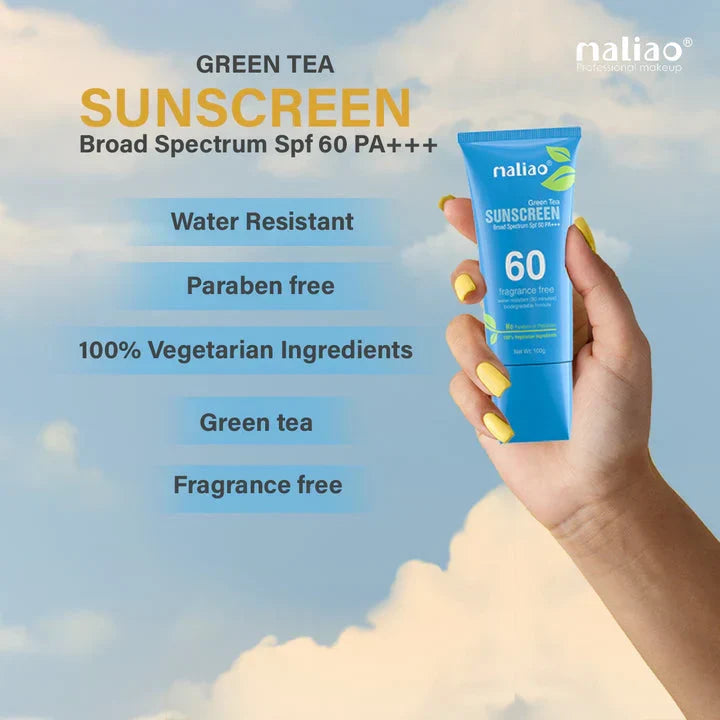Maliao Fragrance Free Green Tea Sunscreen - 100g - Buy Online in Pakistan at Cosmia.pk