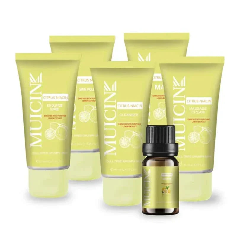 Muicin 6-Step Facial Kit - Lemon Citrus - Buy Online in Pakistan at Cosmia.pk
