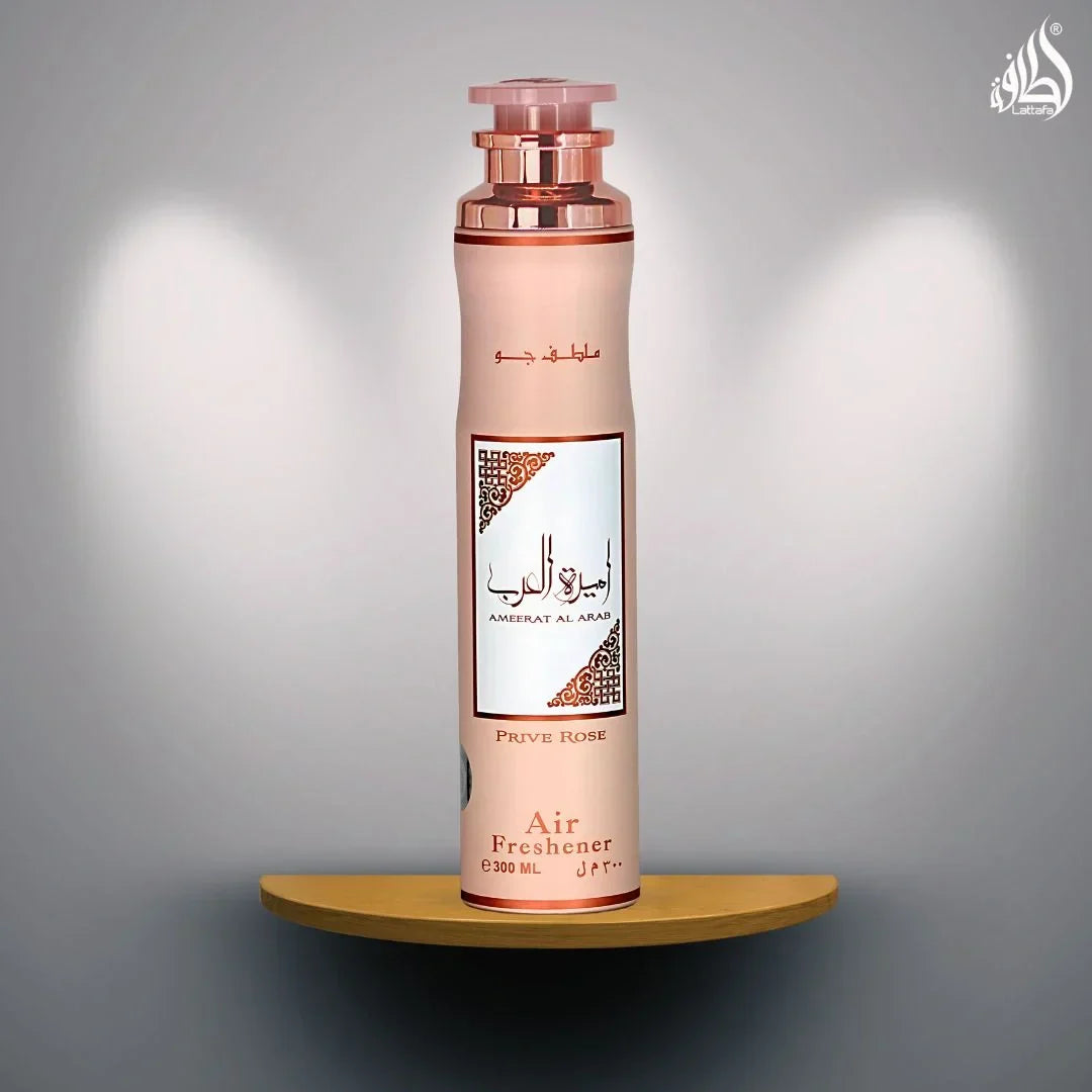 Lattafa Asdaaf Ameerat Al Arab Prive Rose Air Freshener - 300ml - Buy Online in Pakistan at Cosmia.pk