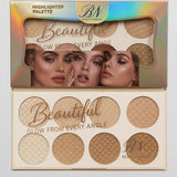 BN Beauty Nakeed 8-in-1 Highlighter Palette – Glow Beyond Limits - Buy Online in Pakistan at Cosmia.pk