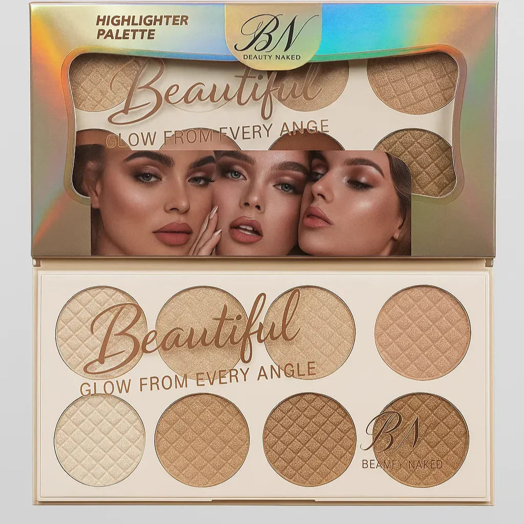 BN Beauty Nakeed 8-in-1 Highlighter Palette – Glow Beyond Limits - Buy Online in Pakistan at Cosmia.pk