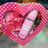 Heart Shape Gift Pack 2 Pcs Perfume 35ml + 200ml Body Spray Set - Buy Online in Pakistan at Cosmia.pk