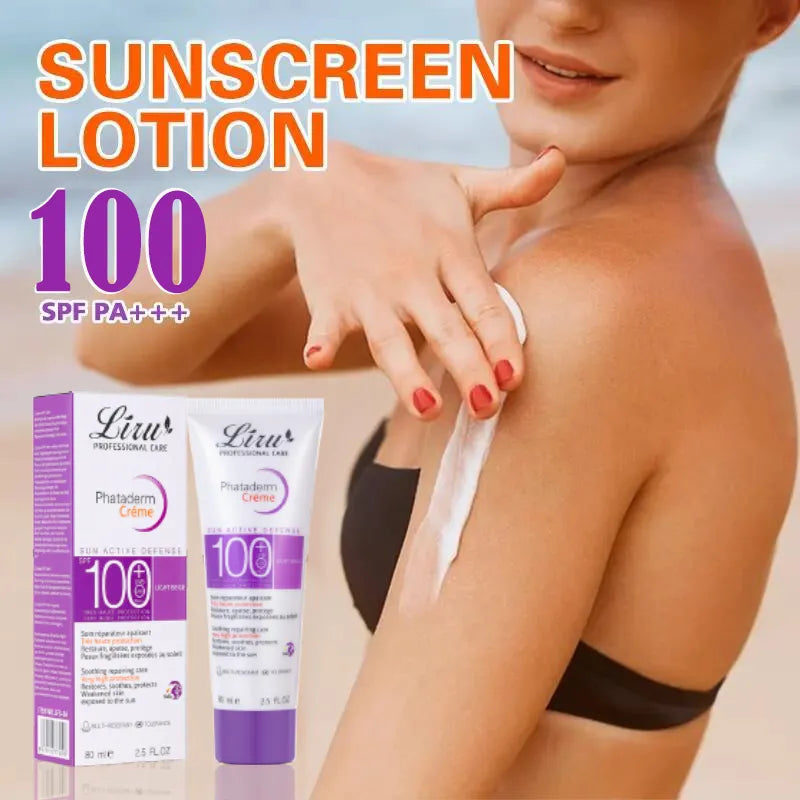 Liru Phataderm Creme Sun Active Defense SPF100+ Face Body Sunscreen - Buy Online in Pakistan at Cosmia.pk
