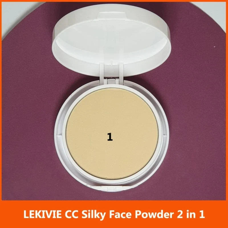 Lekivie CC Silky White Face Powder 2 in 1 - Buy Online in Pakistan at Cosmia.pk