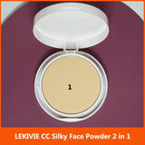 Lekivie CC Silky White Face Powder 2 in 1 - Buy Online in Pakistan at Cosmia.pk