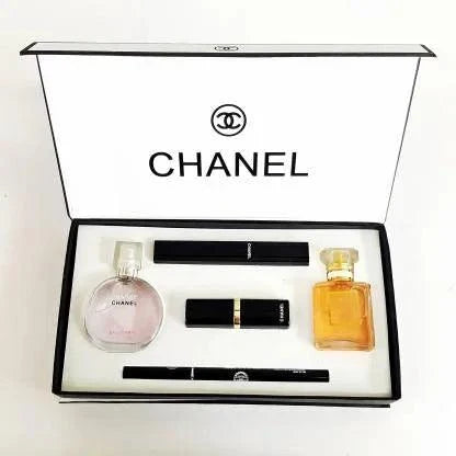 Chanel 5 In 1 Gift Set Makeup Perfume Box  - Dubai - 100% Original Testers - Buy Online in Pakistan at Cosmia.pk