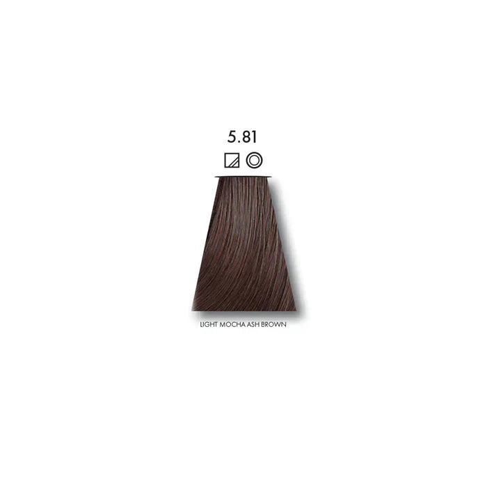 Keune Tinta Color Light Mocha Ash Brown 5.81 with Keune Developer 20 Volume - 60 ml - Buy Online in Pakistan at Cosmia.pk
