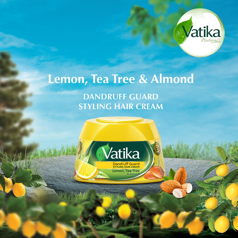 Vatika Naturals Anti-Dandruff Styling Hair Cream 140ml - Buy Online in Pakistan at Cosmia.pk
