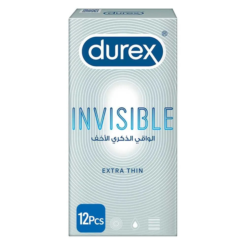 Durex Invisible Extra Sensitive Condoms 12-Pack - Buy Online in Pakistan at Cosmia.pk