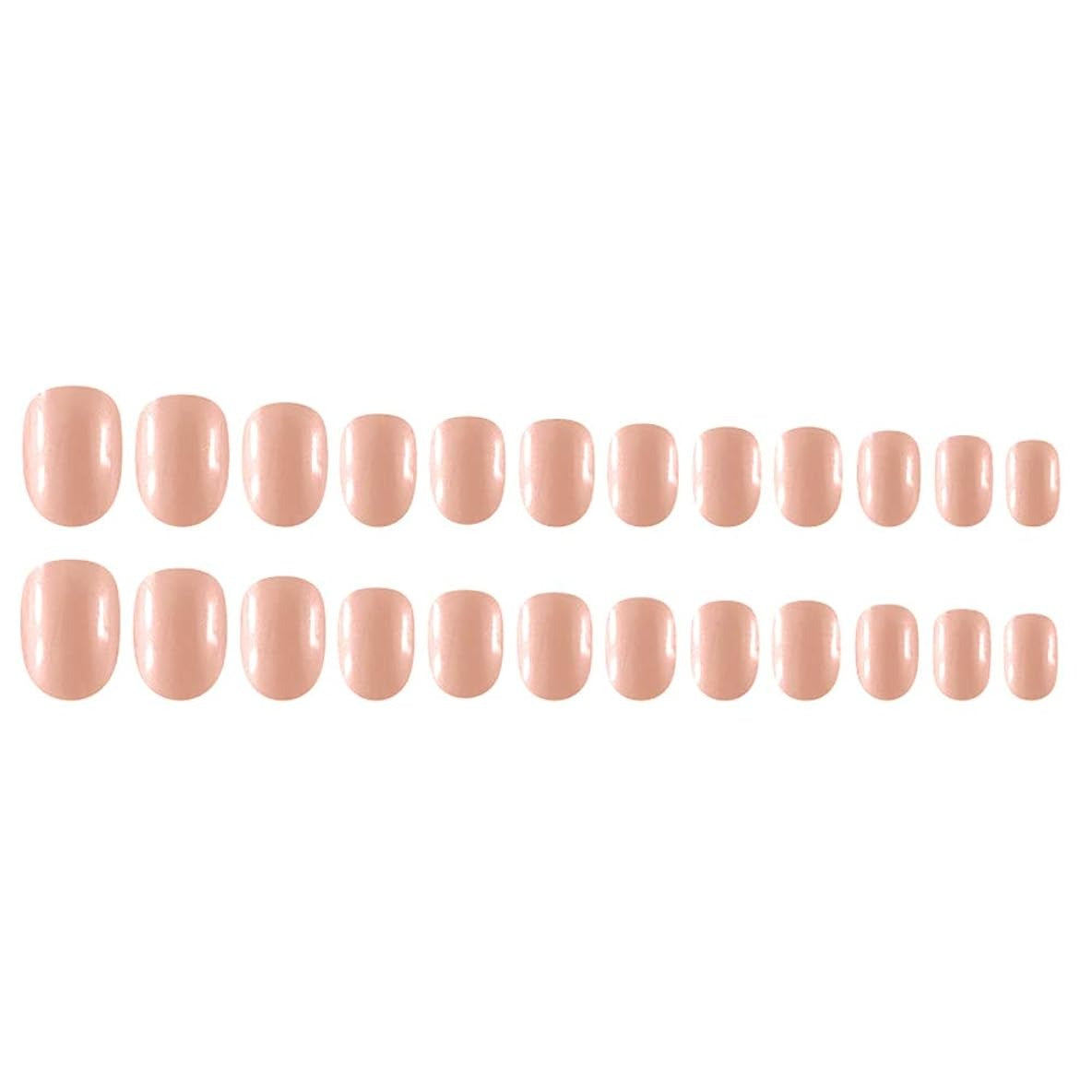 Dodo Lady DoDo Lady Fingertip Aesthetic Revolution Press-On Nails Set - 12Pcs - Glossy Nude | Buy Online in Pakistan at Cosmia.pk