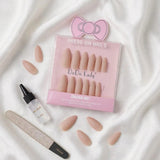 Dodo Lady DoDo Lady Fingertip Aesthetic Revolution Press-On Nails Set - 12Pcs - Beige Matte | Buy Online in Pakistan at Cosmia.pk