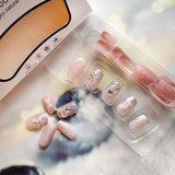Dodo Lady DoDo Lady Fingertip Aesthetic Revolution Press-On Nails Set - 12Pcs - Glitter Pink | Buy Online in Pakistan at Cosmia.pk