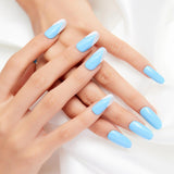 Lavish Lavish Color Trendy Shape Press-On Nails - Blue | Buy Online in Pakistan at Cosmia.pk