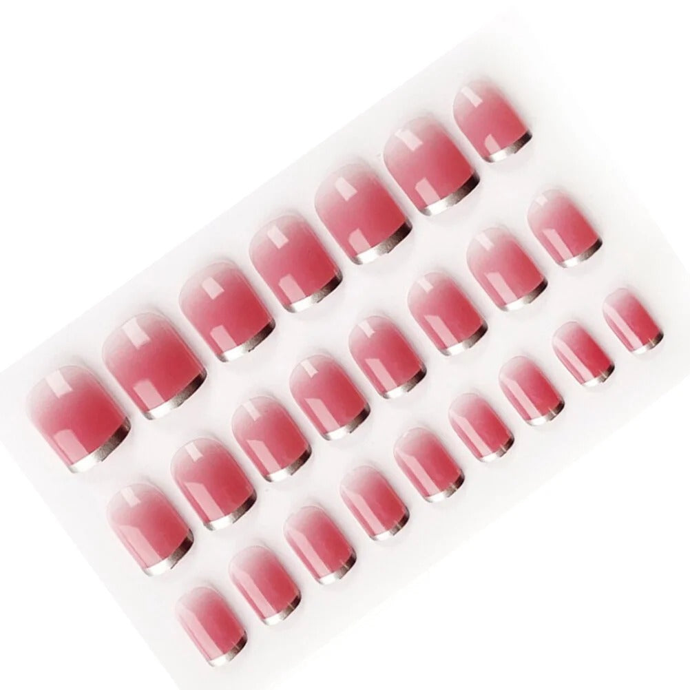 Huasisi Huasisi Professional Nail Salon Press-On Set - Pink | Buy Online in Pakistan at Cosmia.pk