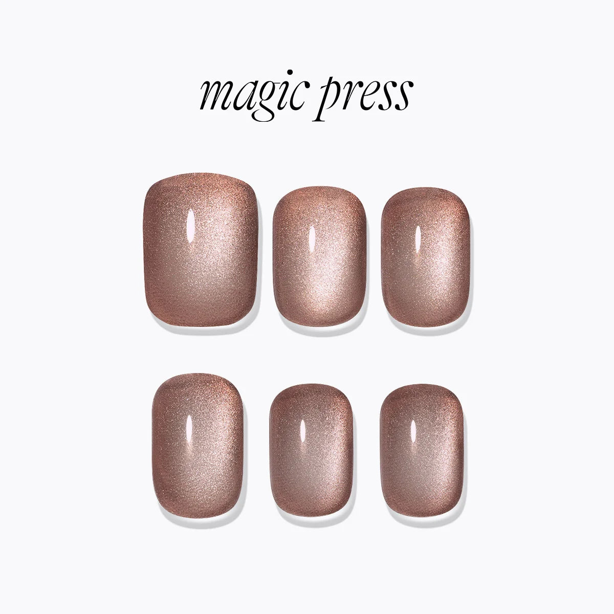 Magic Nails Premium Press-On Nails - Rose Gold shade variant product image