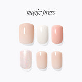 Magic Nails Premium Press-On Nails - Nude Glitter shade variant product image