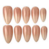Cosmia.pk Luxury Gradient Press On Nails – 12Pcs - Caramel Nude | Buy Online in Pakistan at Cosmia.pk