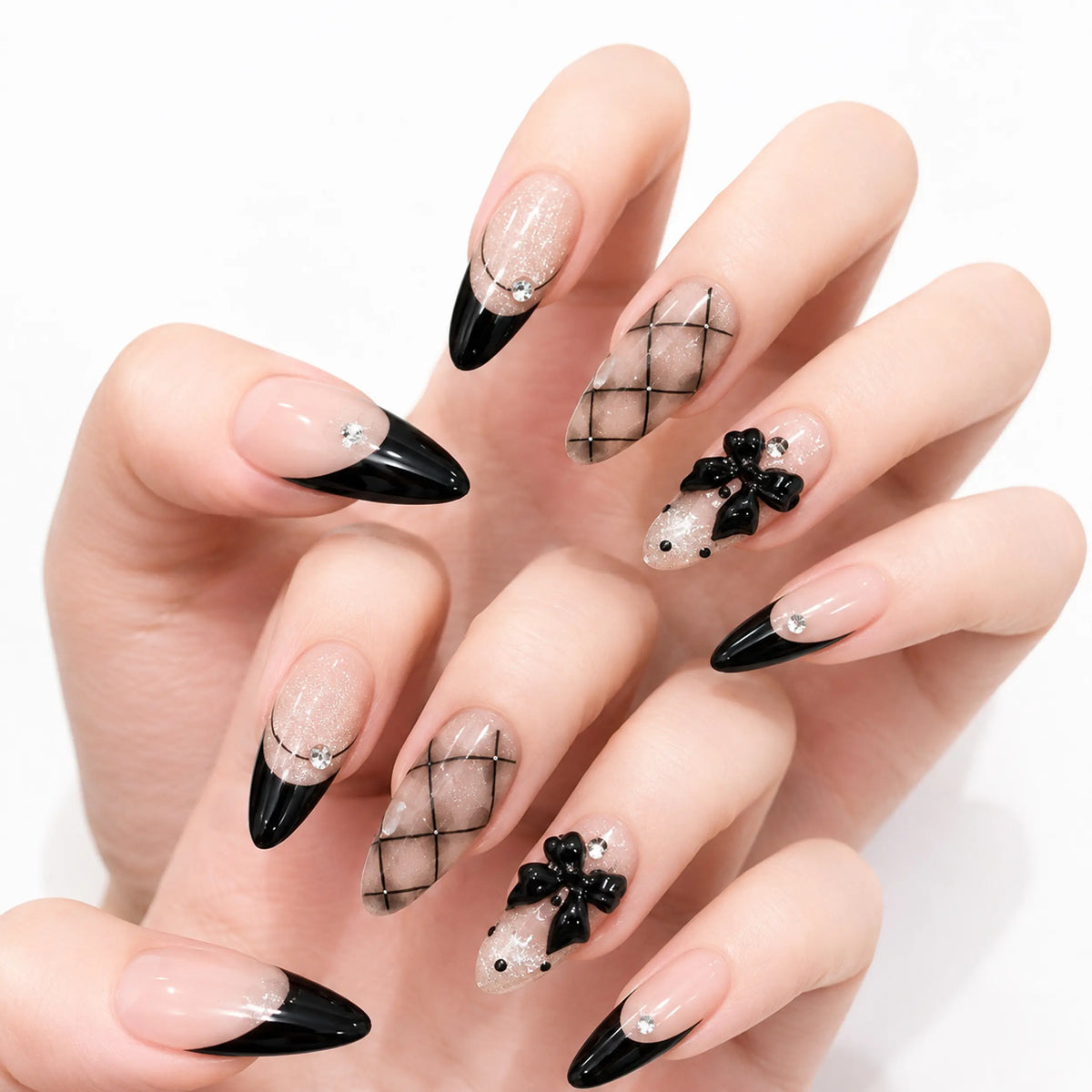 Fashion 5D Nails - Nude & Black shade variant product image