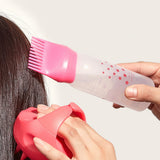 Hair Oil Comb Bottle - Pink shade variant product image