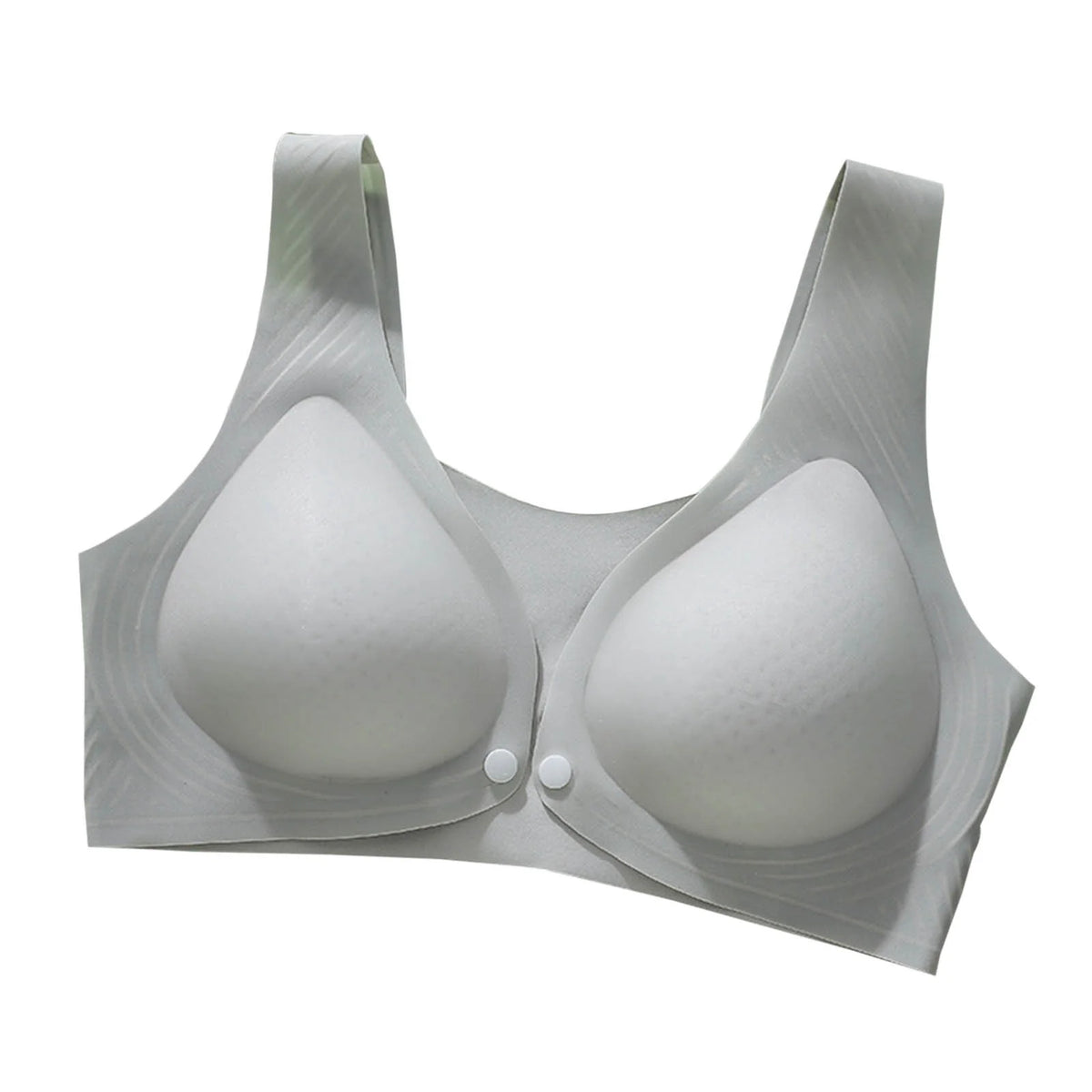 Sports Bra Stretchable Padded Seamless Bra with Removable Soft Cups - White / XX Large shade variant product image