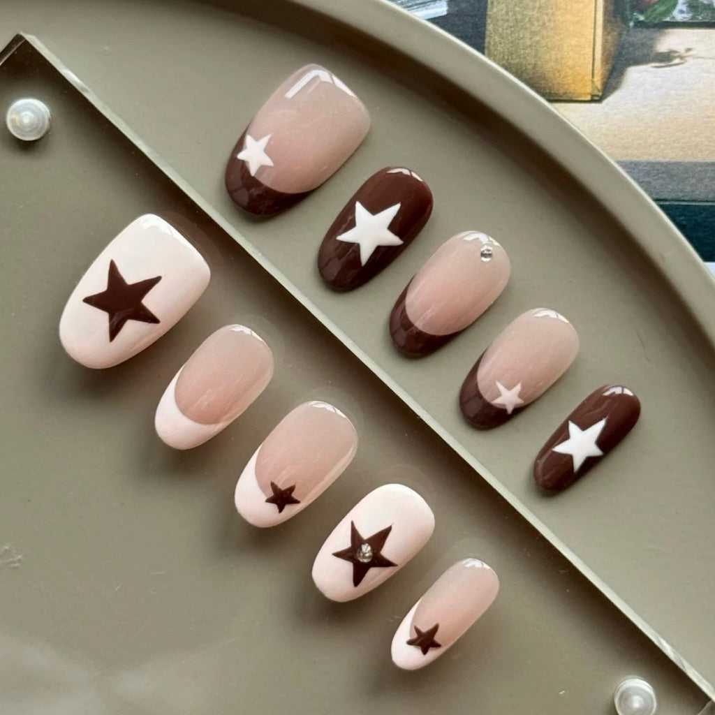 DoDo Lady Stars Nail Fashion - Brown shade variant product image