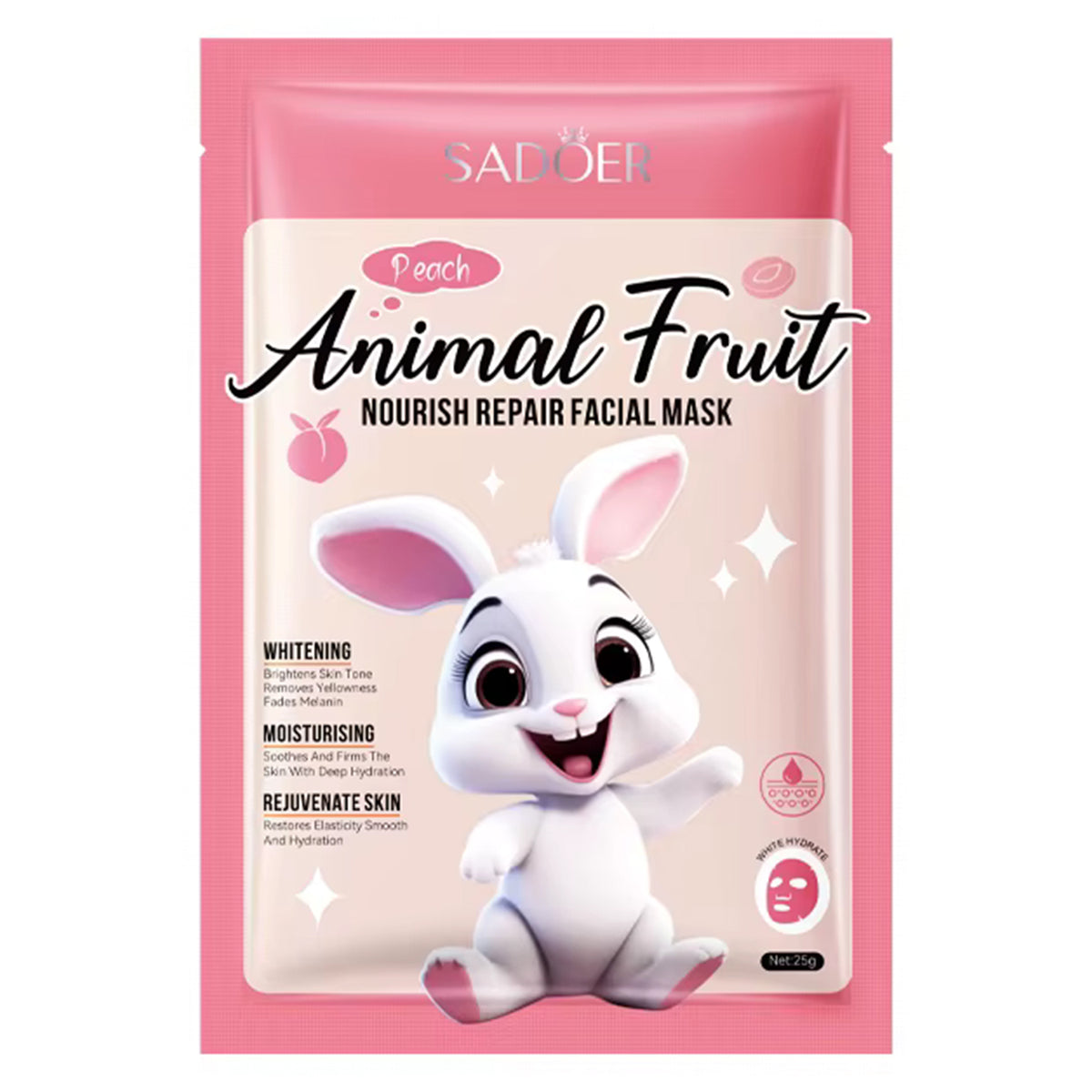 Sadoer Sheet Masks - PEACH FRUIT shade variant product image