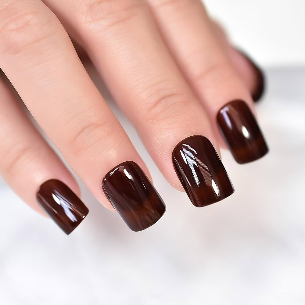 Color Six Color Six Maoyan Manicure Nails - Dark Brown | Buy Online in Pakistan at Cosmia.pk