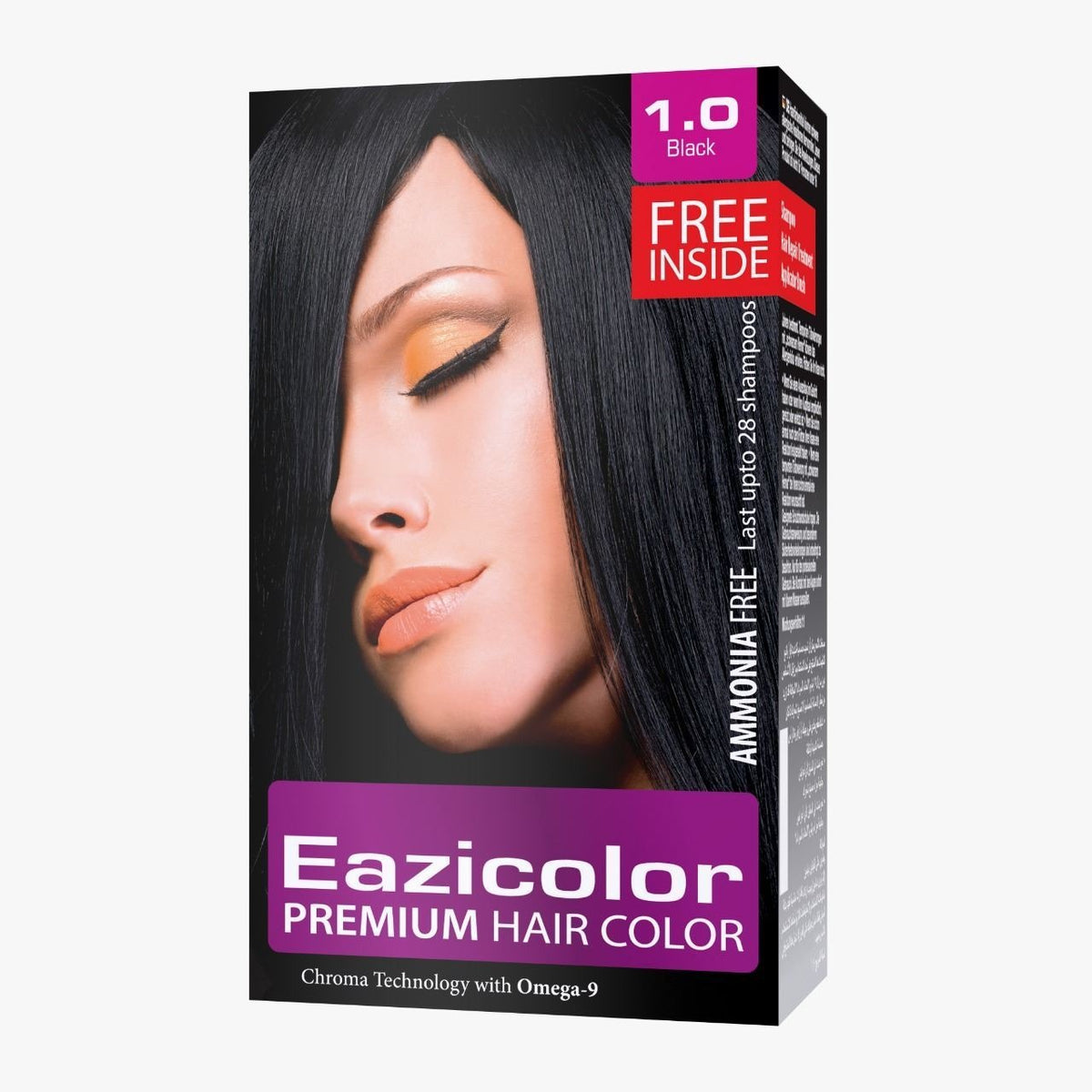 Eazicolor Eazicolor Professional Tube - 1.0 Black | Buy Online in Pakistan at Cosmia.pk
