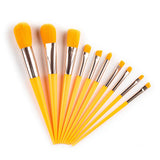 Sweet Beauty Sweet Beauty Makeup Brush Set Blister X 10 Pcs. - Yellow | Buy Online in Pakistan at Cosmia.pk