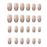 Cosmia.pk 24 Pieces Casual Press On Artifical Nails - Beige | Buy Online in Pakistan at Cosmia.pk