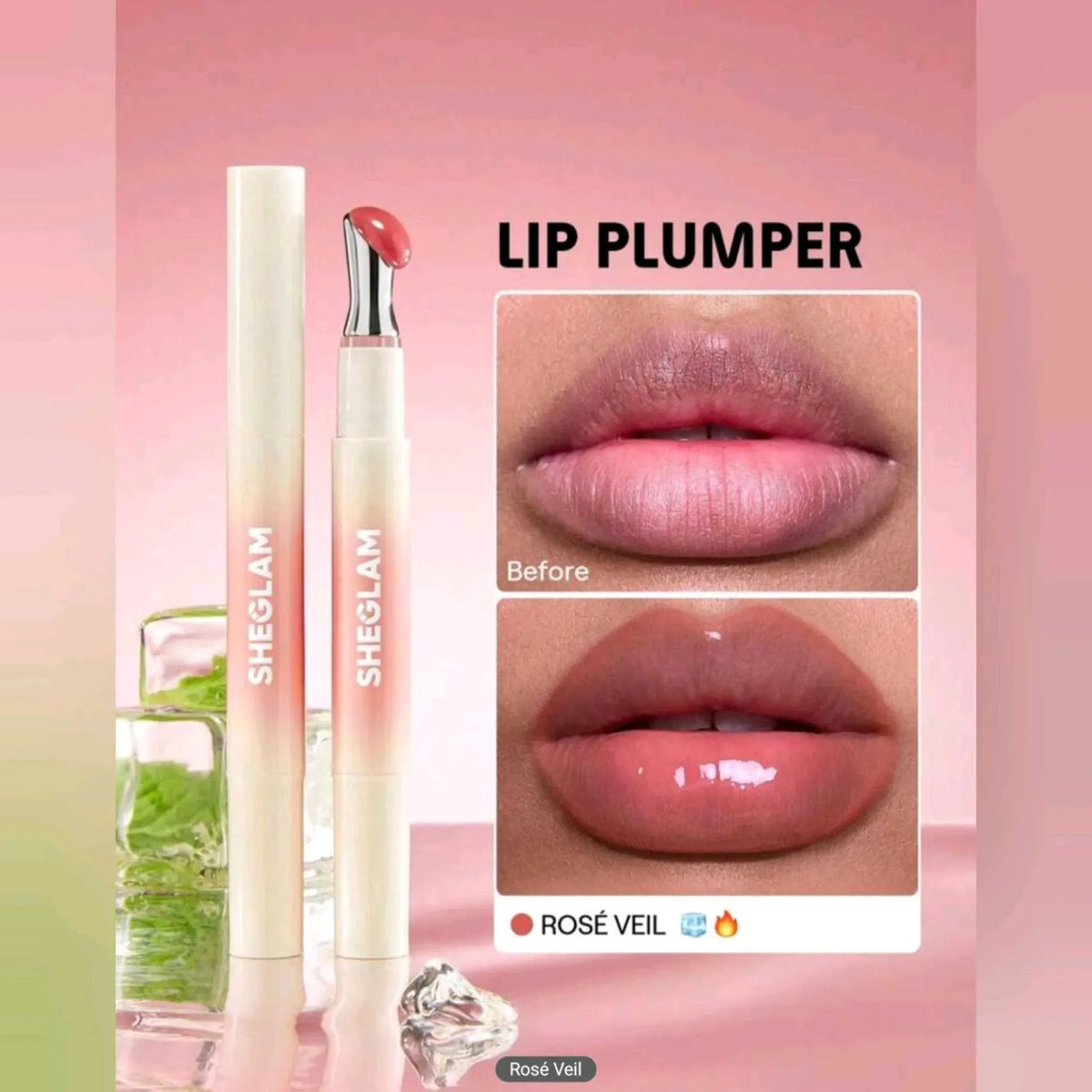 Sheglam Bold Booster Lip Plumper - Rosé Veil - Buy Online in Pakistan