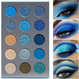 Gege Moon 15 Colors Eyeshadow Palette - Blue Toning shade variant product image