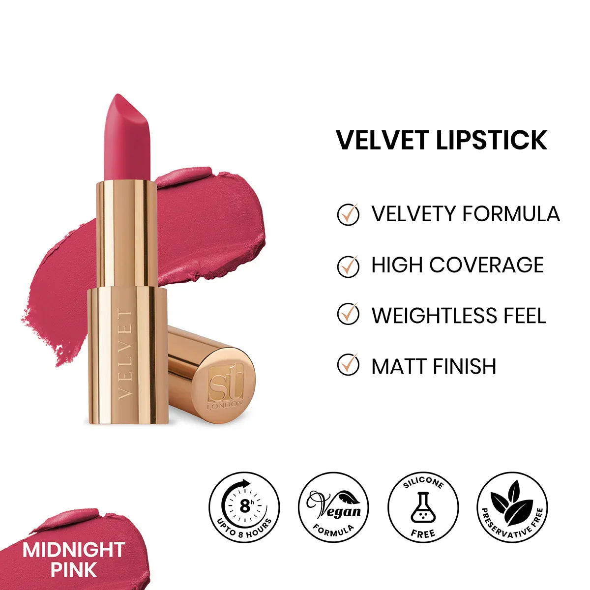 ST London - Velvet Ultra Matt Lipstick - Buy Online in Pakistan at Cosmia.pk