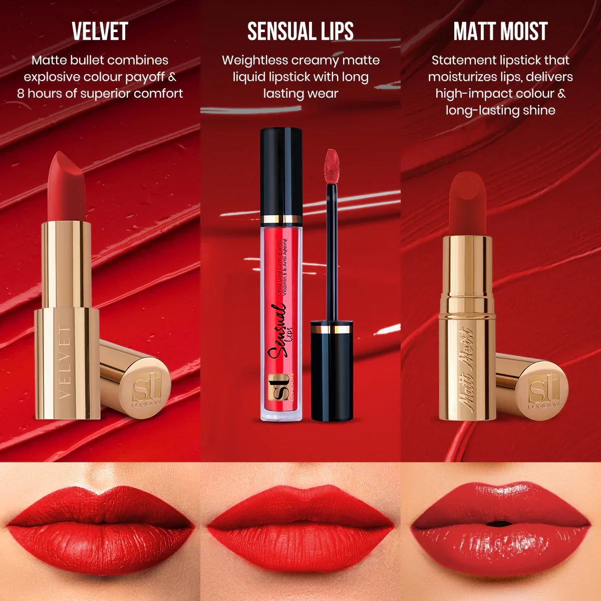 ST London - Velvet Ultra Matt Lipstick - Buy Online in Pakistan at Cosmia.pk