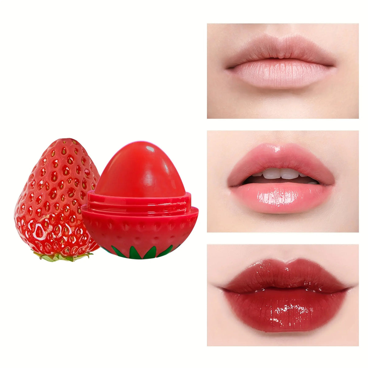 Maliao Maliao 2-in-1 Lip Balm & Lip Oil - Strawberry | Buy Online in Pakistan at Cosmia.pk