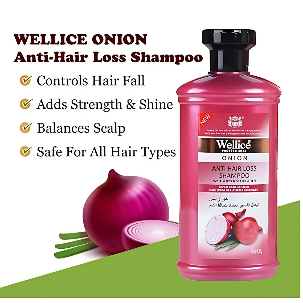 Wellice Shampoo - Anti Dandruff Onion Shampoo shade variant product image