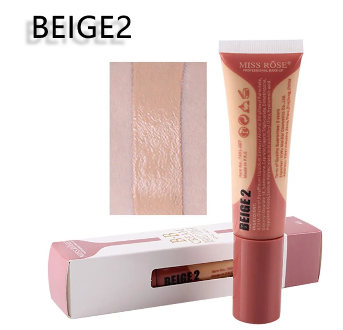 Miss Rose MISS ROSE Perfect BB Cream - Beige 2 | Buy Online in Pakistan at Cosmia.pk