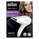 Braun Satin Hair1 Ultra Light 1800W Hair Dryer, HD-180 - Buy Online in Pakistan at Cosmia.pk