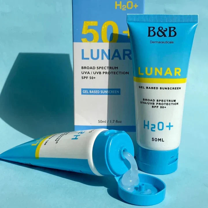 B&B 50+ Lunar Gel Sunscreen 50ML - Buy Online in Pakistan at Cosmia.pk