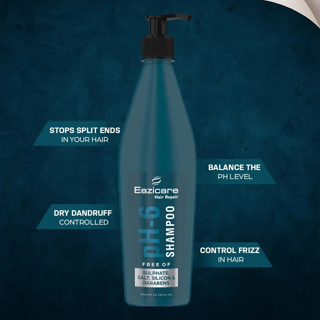 Eazicare PH6 Sulfate Free Shampoo - 300ml - Buy Online in Pakistan at Cosmia.pk